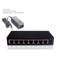 TITAN 8 Port Desktop Ethernet Gigabit 10/100/1000 Switch unmanaged