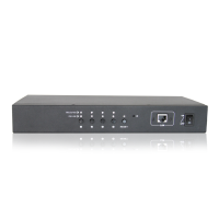TITAN 4 Port Desktop DVI KVM Switch mit 4 Ports remote...
