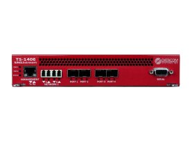 Datacom TS-1406 SINGLEstream 10G/1G Fiber Aggregation Network Tap, 4 monitor ports, with Media Conversion
